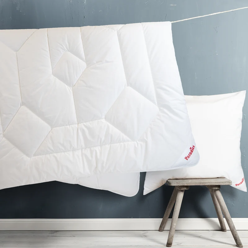 Winterbetten-Set · Faserdecke + Kopfkissen