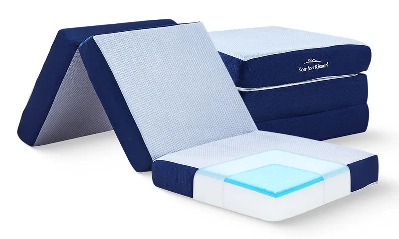 Ergonomische Memory Foam Klappmatratze – 3-teilige Faltmatratze