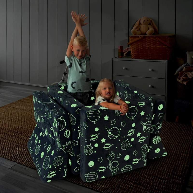 Spielcouch für Kinder – 10-teiliges Sofa-Set für Schlafen und Spielen