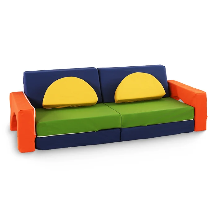 Spielcouch für Kinder – 10-teiliges Sofa-Set für Schlafen und Spielen