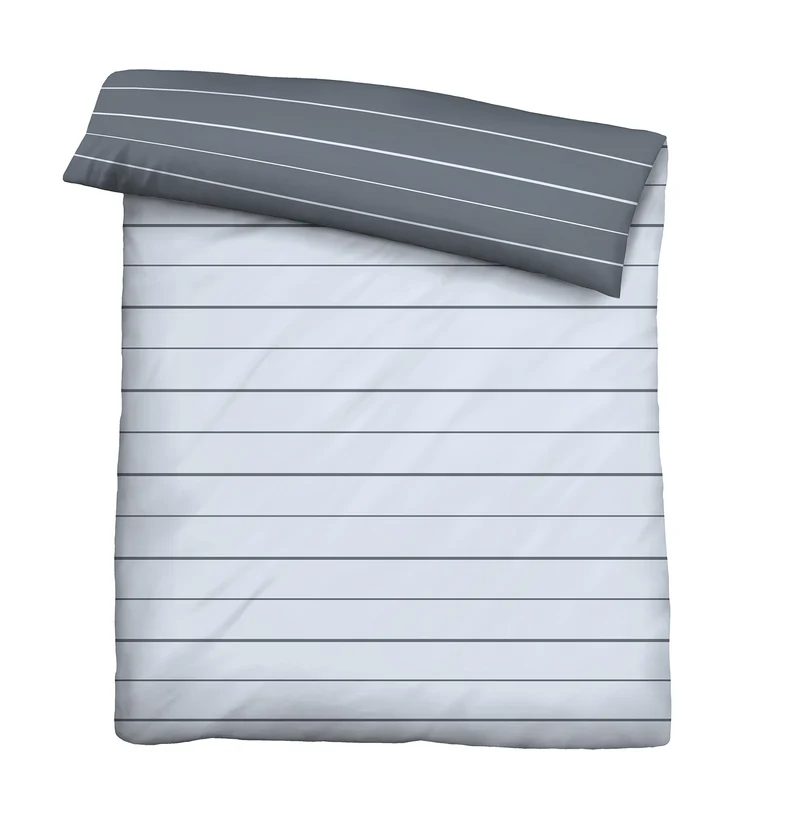 biberna Mako-Satin Kopfkissenbezug Streifen Mix & Match (0636044)