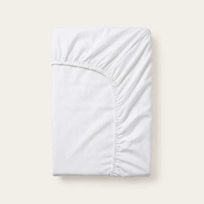 Hoeslaken | White | Katoen dubbel jersey