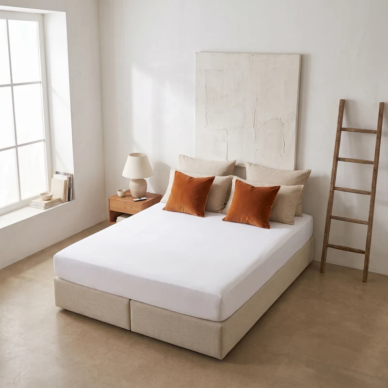 HappyBed hoeslaken - White - jersey