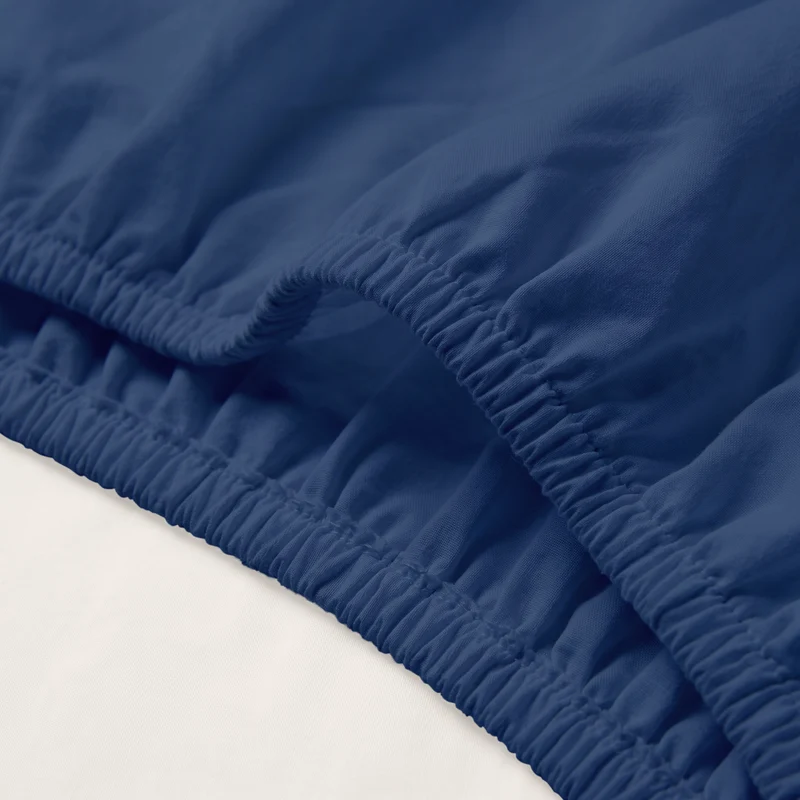Hoeslaken | Split Topper | Navy | Katoen dubbel jersey