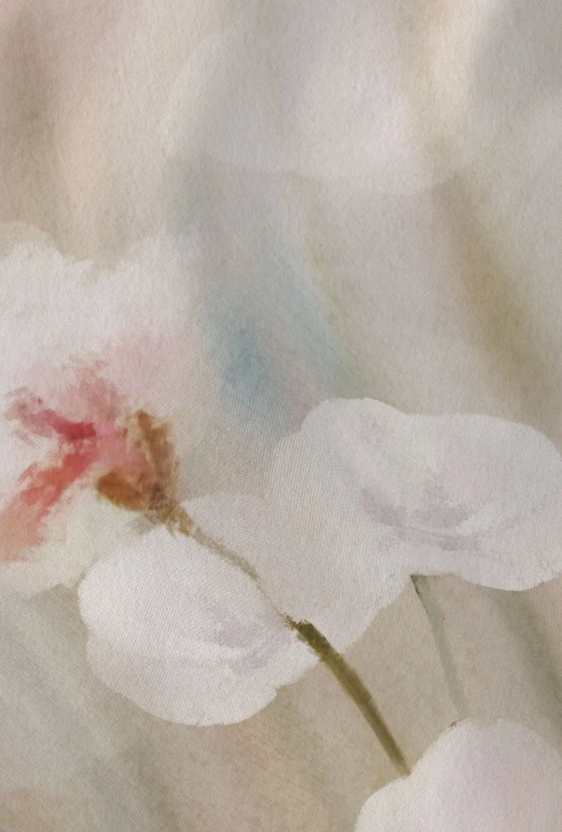 biberna Feinbiber Bettwäsche Mohnblüten – Salbei & Natur (0007257)