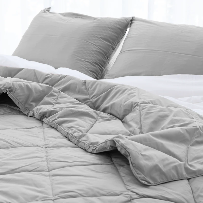 Summer sale bundel | Pebble grey | Wasbaar dekbed