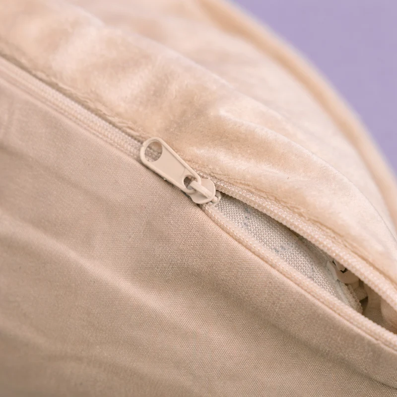 Kussenslopen | Grand Fold | Velvet Light Taupe | Set van 2
