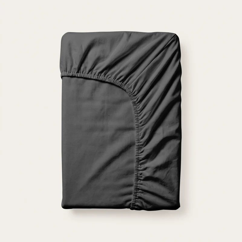 HappyBed verkoelend Hoeslaken | Anthracite | 100% geweven Katoen