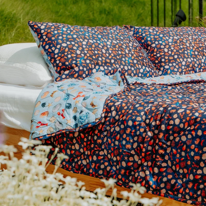Kussenslopen | A Fish Named Fred & HappyBed | Seashore | Set van 2