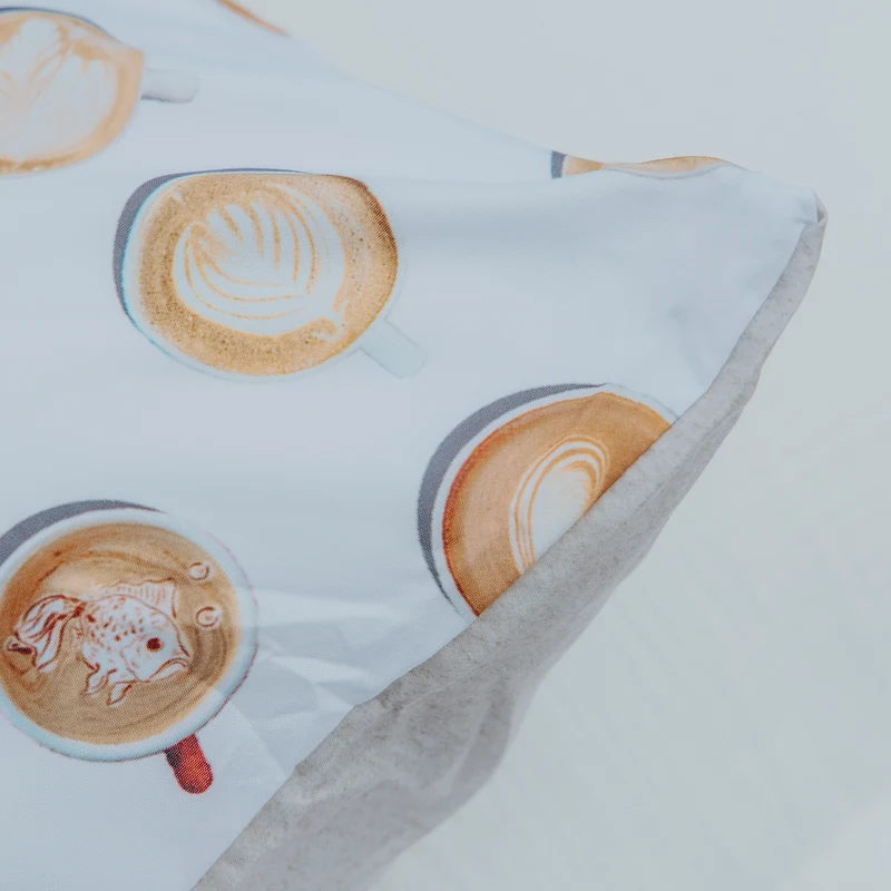 Kussenslopen | A Fish Named Fred & HappyBed | Coffee Dream | Set van 2