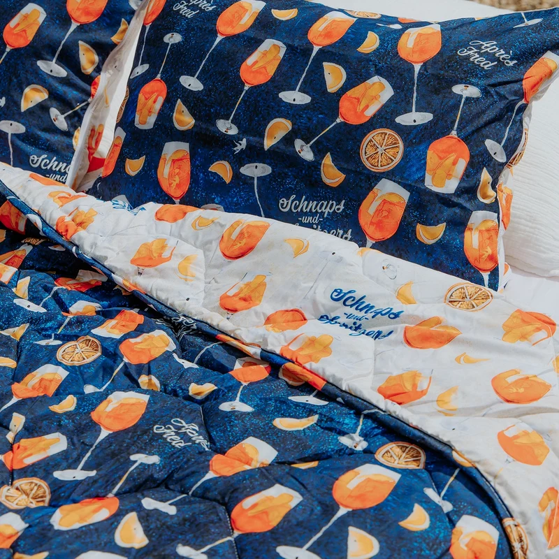 Kussenslopen | A Fish Named Fred & HappyBed | Aperol Spritz | Set van 2
