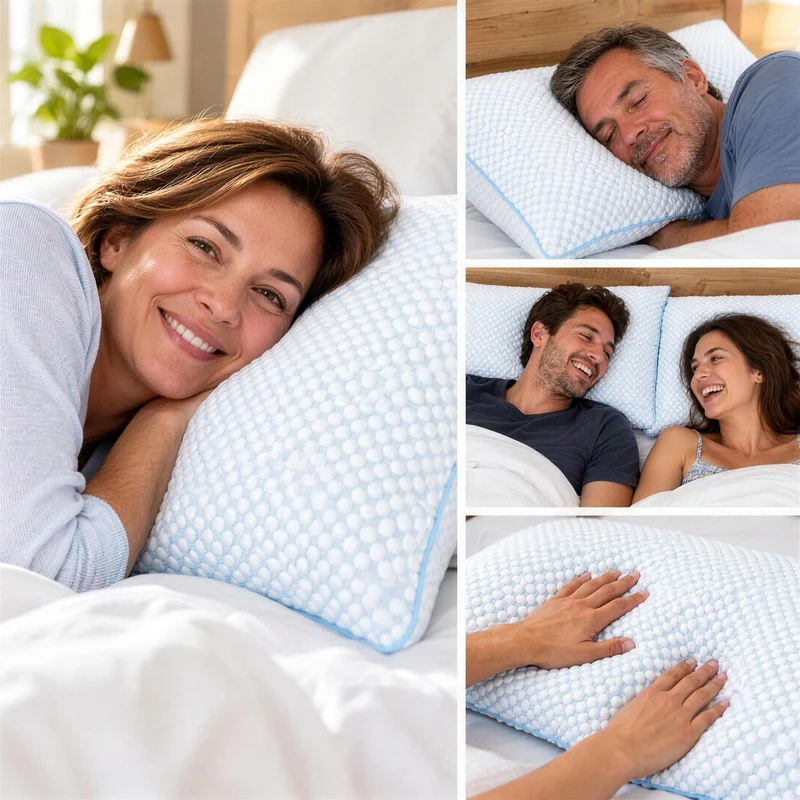 Wolkenkissen - Premium Memory Foam Kissen - Höhenverstellbares