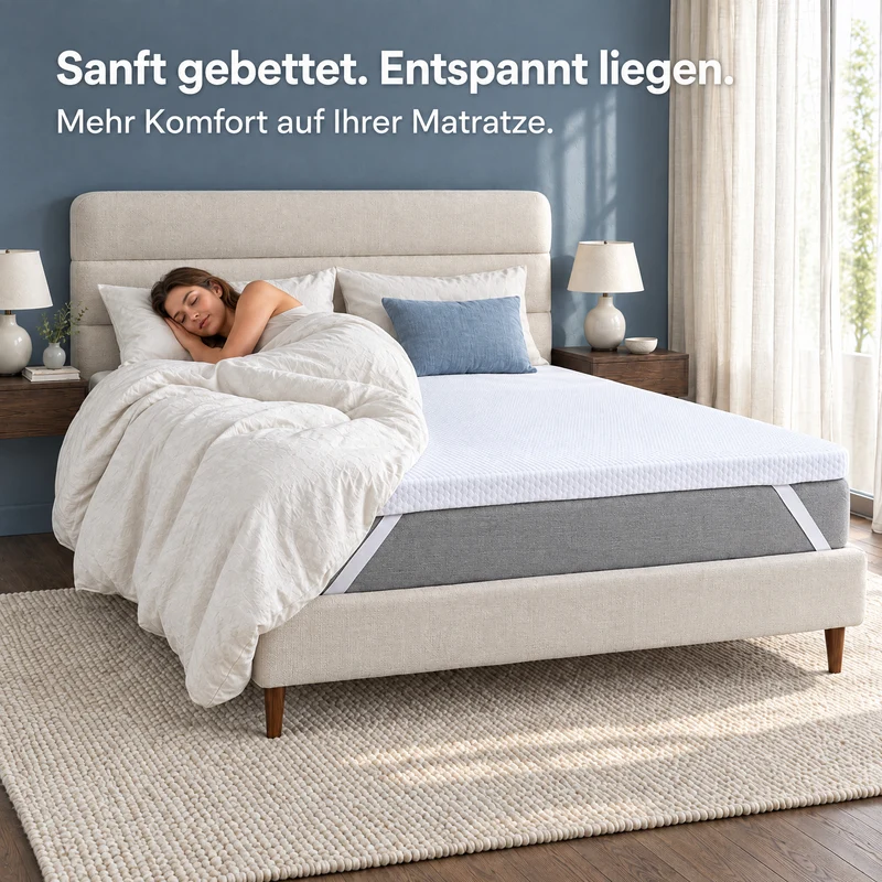Dream Topper – Matratzen-Topper mit Memory-Schaum-Effekt
