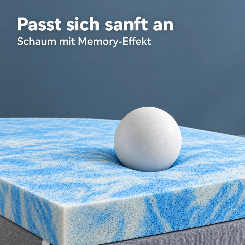 Dream Topper – Matratzen-Topper mit Memory-Schaum-Effekt