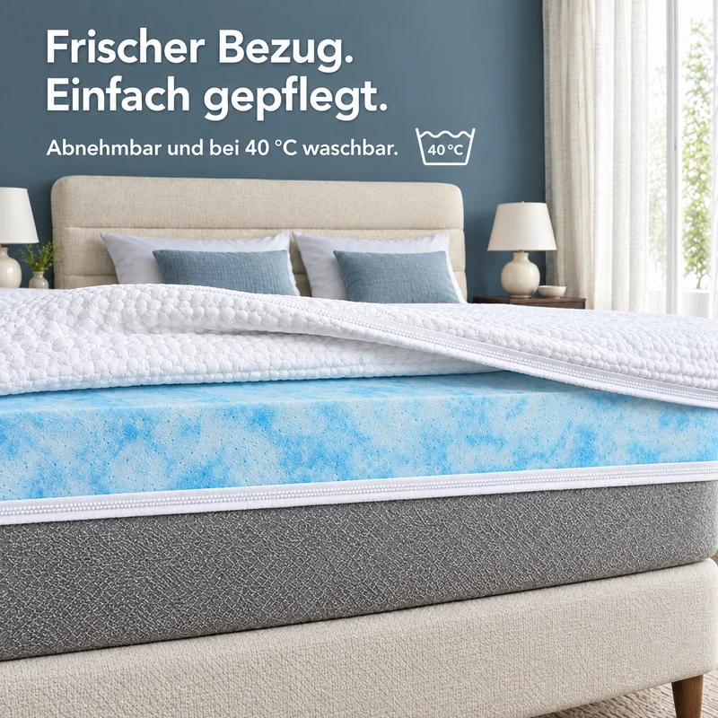 Dream Topper – Matratzen-Topper mit Memory-Schaum-Effekt