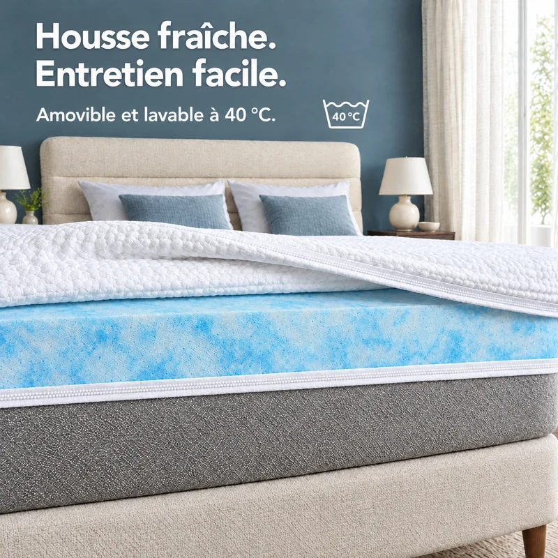 Dream Topper – Matratzen-Topper mit Memory-Schaum-Effekt