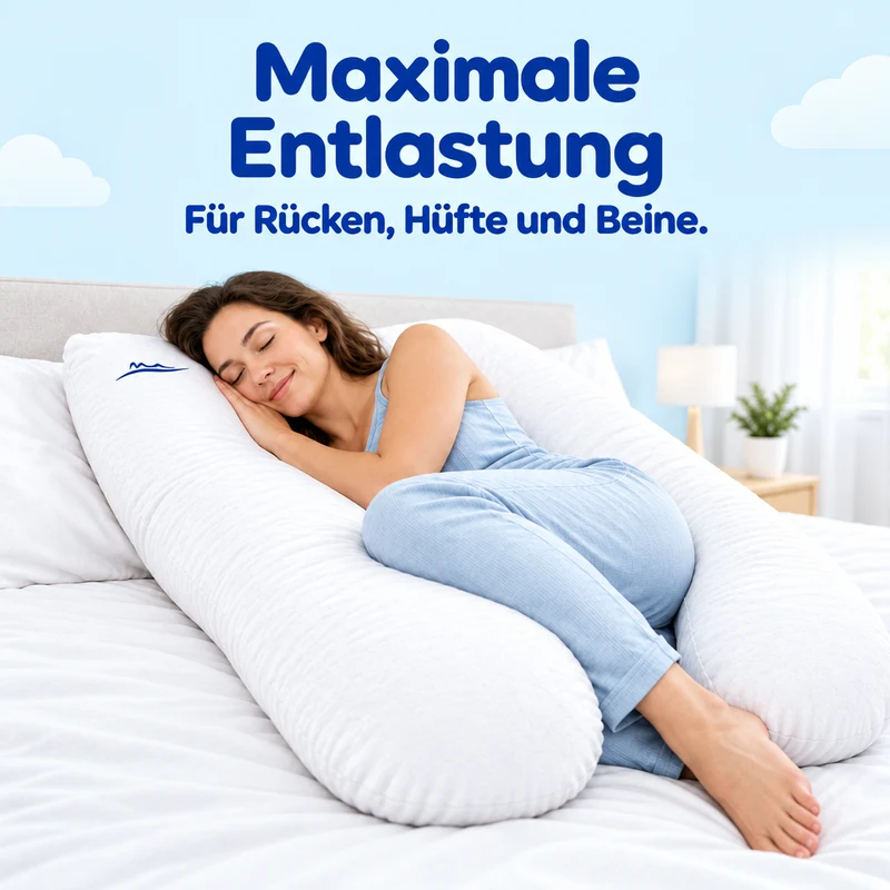 KomfortKissen™ Premium – Ergonomisches Körperkissen