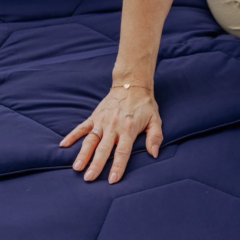 Wasbaar Zomerdekbed | Cooling IceSilk™ | Navy