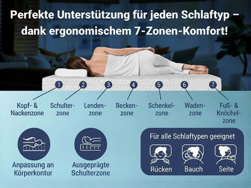 Matratzen nach Maß für rechteckige Matratzen