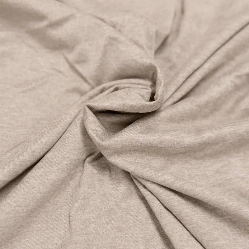 Kussenslopen | Jersey | Taupe | Set van 2