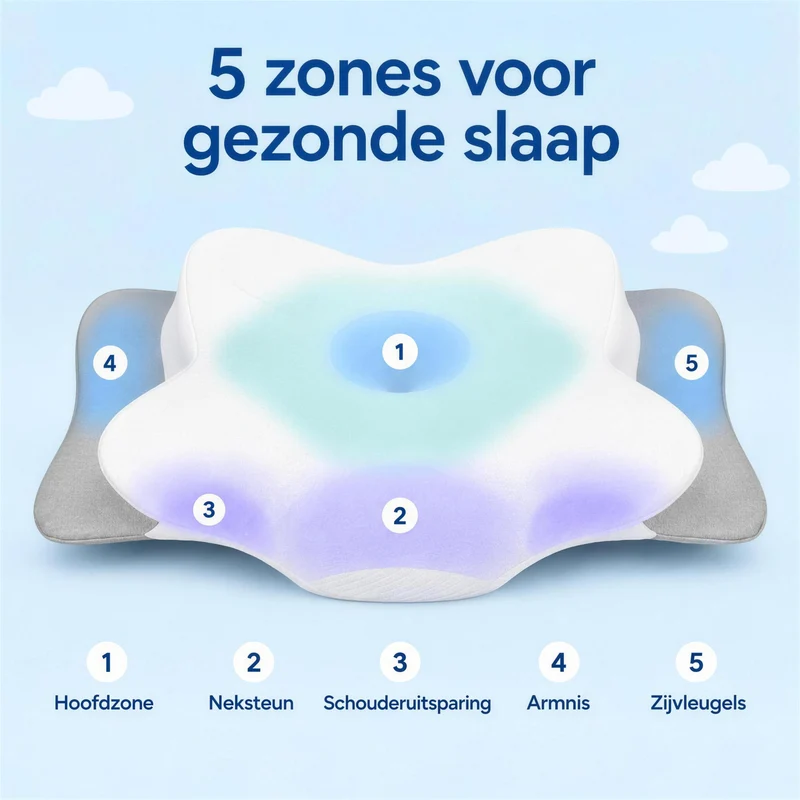 Schmetterlingskissen Plus - Das originale ergonomische Kissen