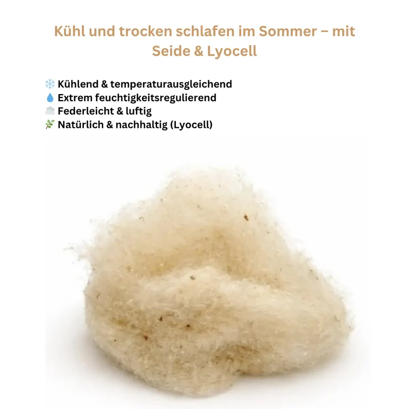 2. Wahl - Seiden Lyocell Sommerdecke 155x220 cm
