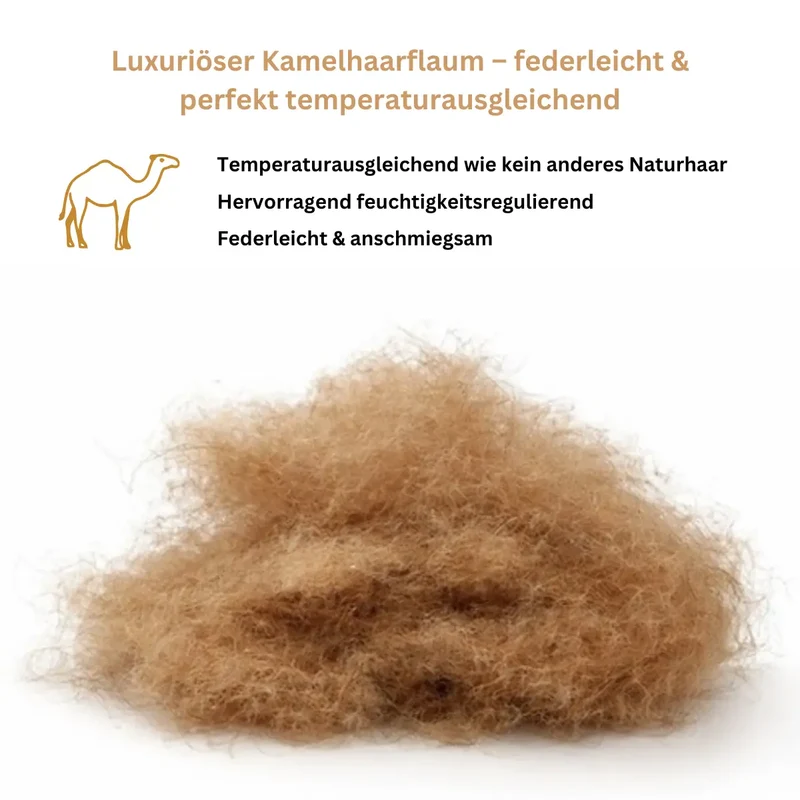 2. Wahl Kamelhaardecke Warme Ganzjahresdecke 135x200 cm
