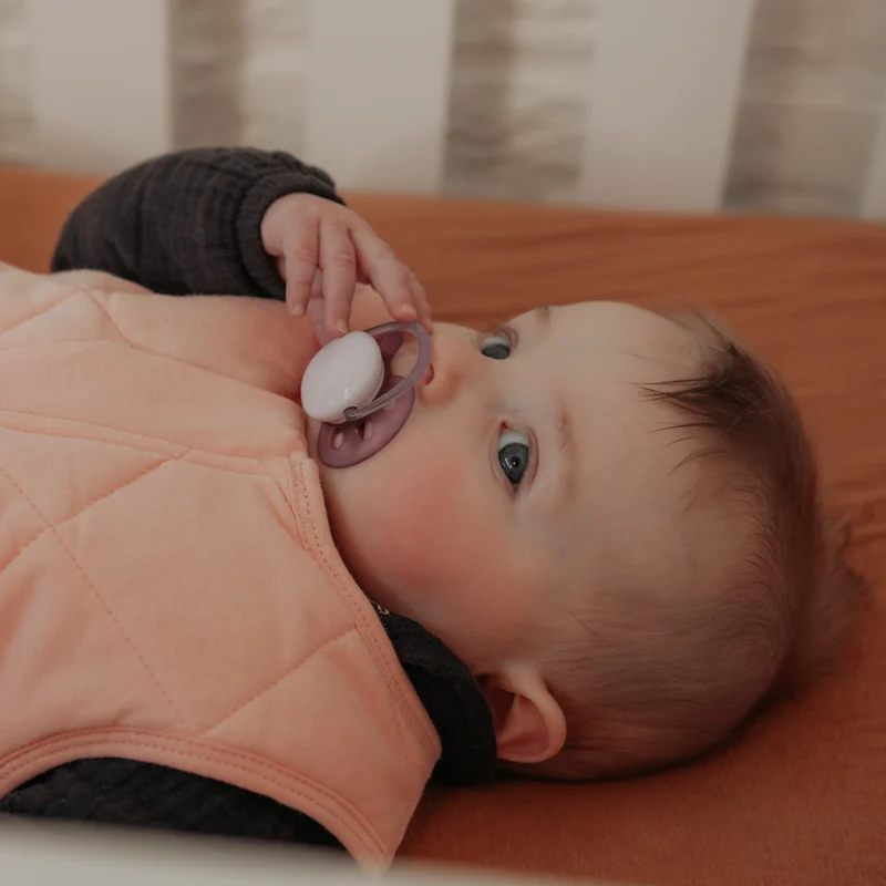 HappyBed Verzwaarde babyslaapzak | Old Pink | TUV & SGS getest