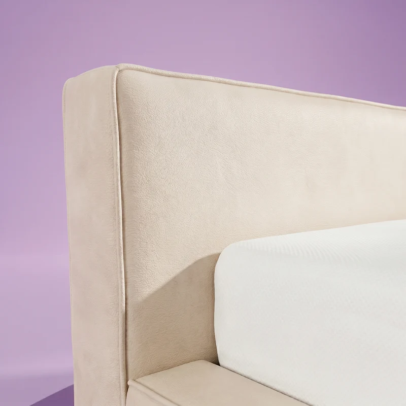 HappyBed Amour Tranquility | Velvet | Creme | Bed