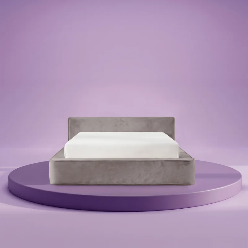 HappyBed Amour Tranquility | Velvet | Taupe | Bed