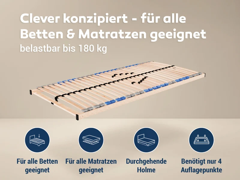 Betten-ABC Madera Selbstmontage Lattenrost