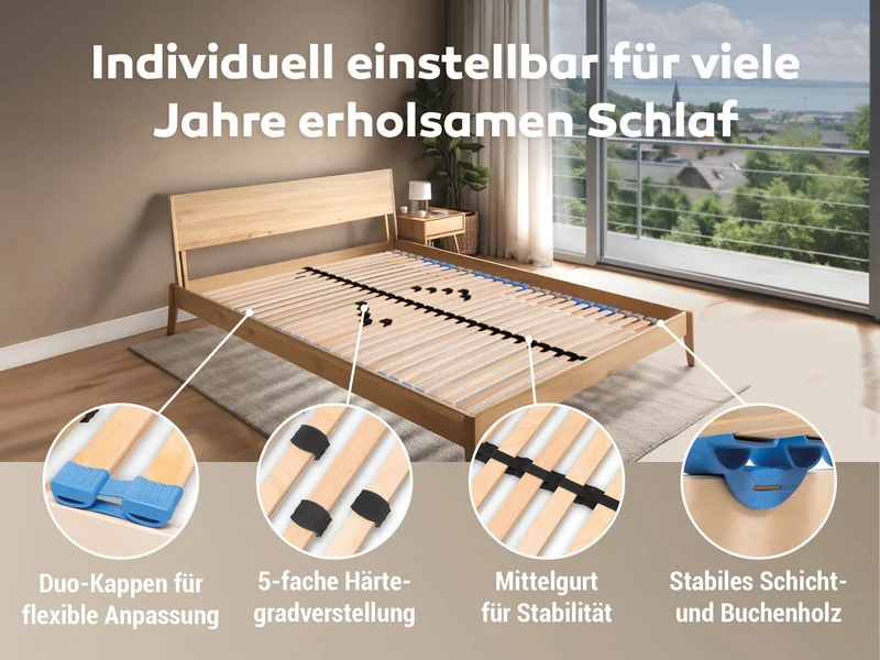 Betten-ABC Madera Selbstmontage Lattenrost
