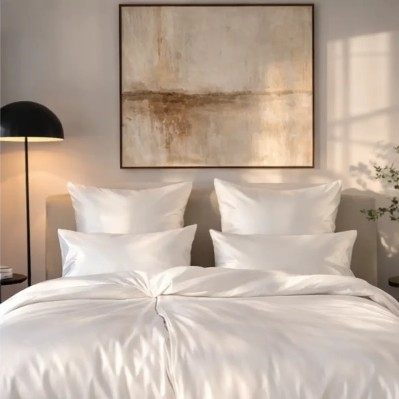 Mako-Satin Kissenbezug 40x80 cm - 2 Stk