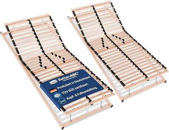 Betten-ABC Max1 K+F Lattenrost-Set Selbstmontage 160x200 cm