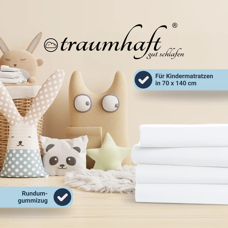 Traumhaft Kinder-Spannbetttuch