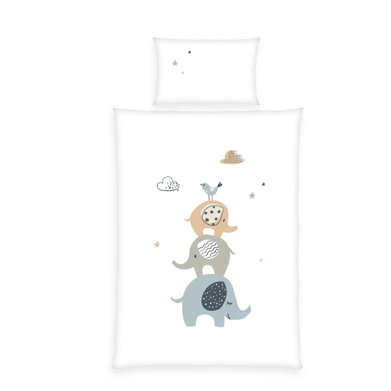Herding Baby Renforcé Bettwäsche Elephants