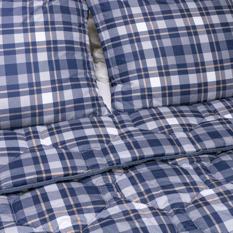 Wasbaar All Season Dekbed | Glossy | Tartan