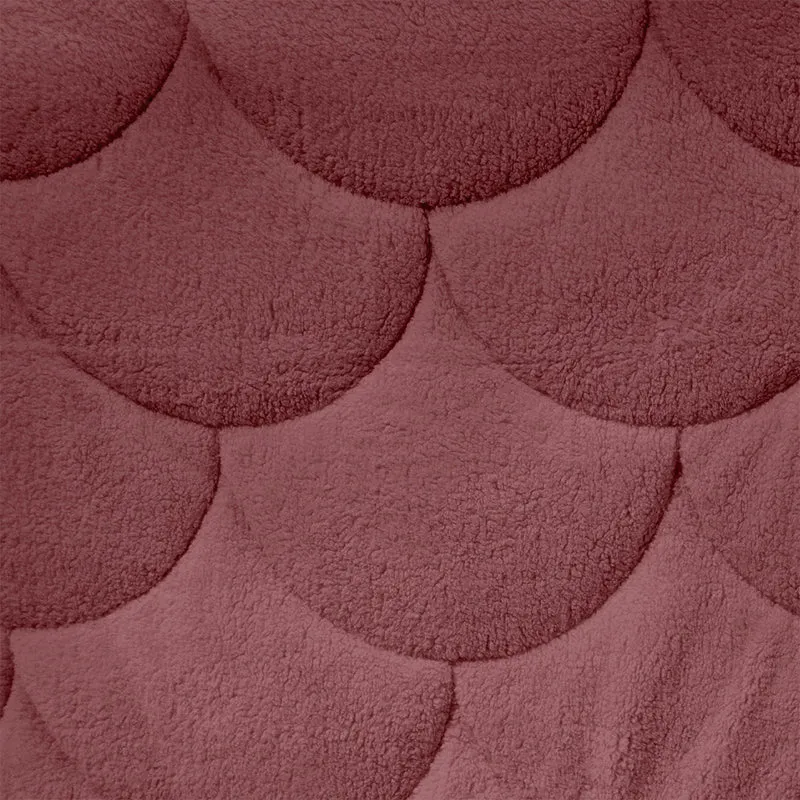Wasbaar All Season Dekbed | Teddy Wave | Old Pink
