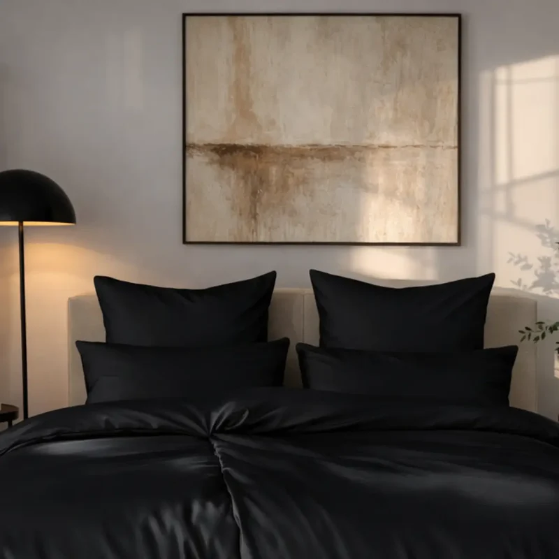Mako-Satin Kissenbezug 40x80 cm - 2 Stk