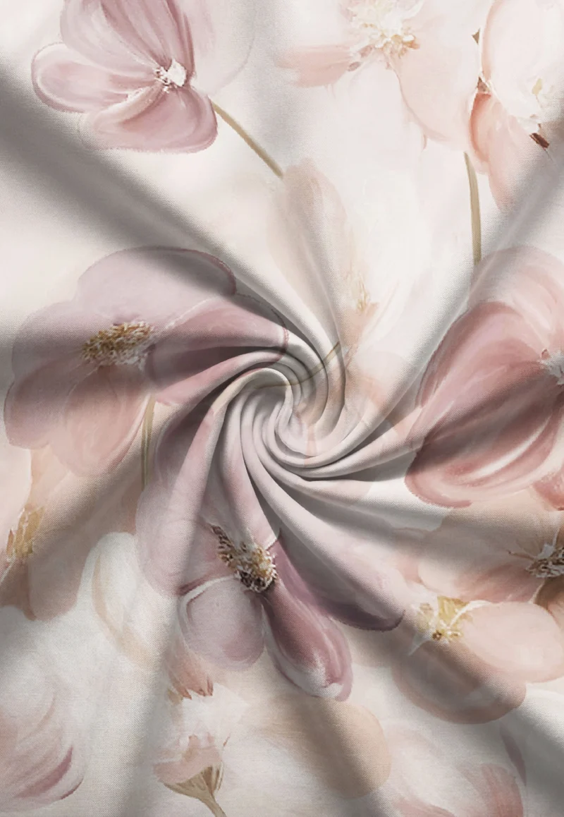 biberna Tencel Bettwäsche Blüten – Rose (0477263)
