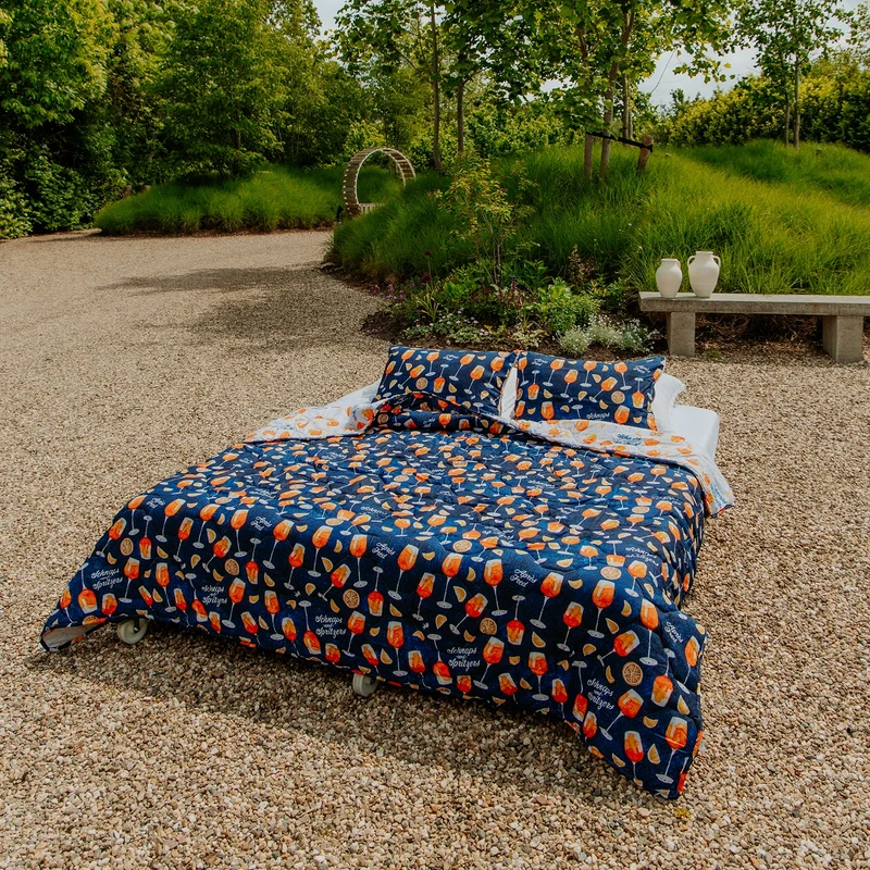 Wasbaar All Season Dekbed | A Fish Named Fred & HappyBed | Aperol Spritz