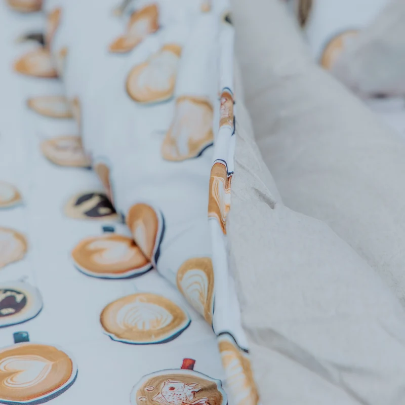 Wasbaar All Season Dekbed | A Fish Named Fred & HappyBed | Coffee Dream