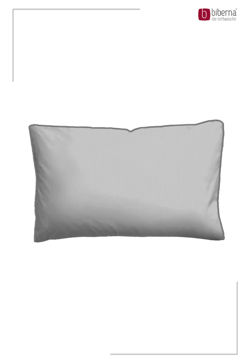 biberna Mako-Satin Kissenbezug 40x80 cm (0615211)
