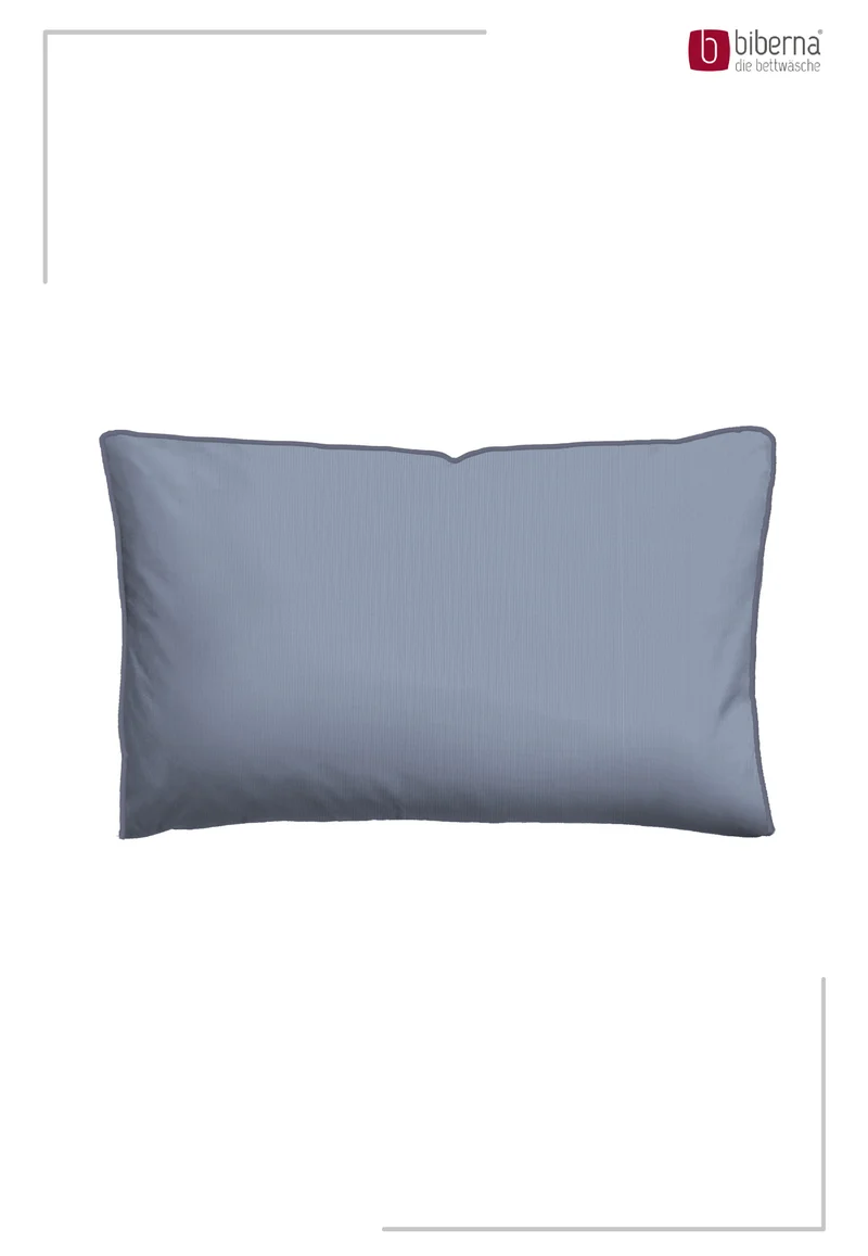 biberna Mako-Satin Kissenbezug 40x80 cm (0615211)