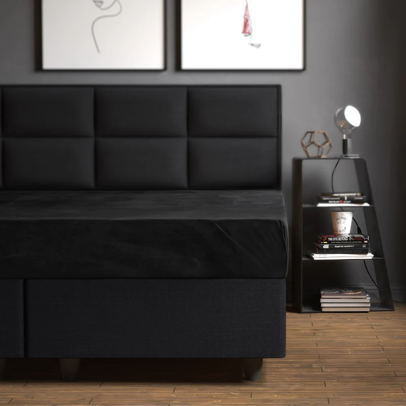 HappyBed Hoeslaken | Velvet Black