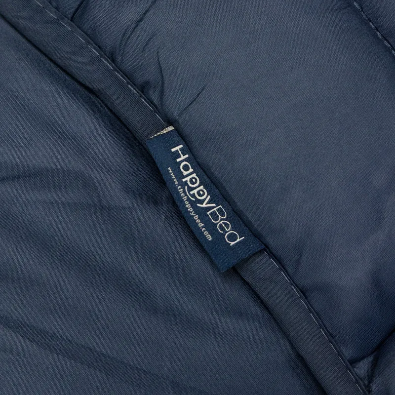 4-Seizoenen Dekbed | Glossy Dark Blue | Afstelbaar