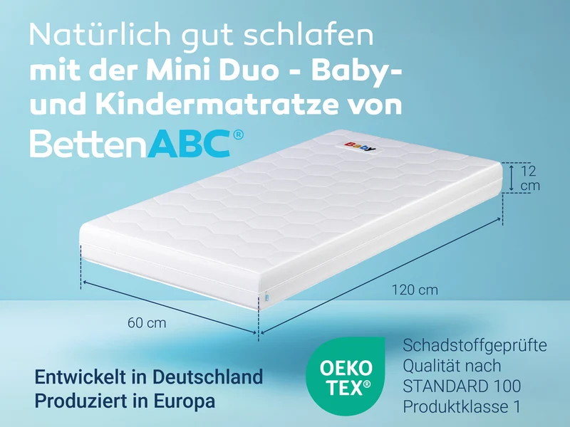 Betten-ABC Mini-Duo Baby- und Kindermatratze