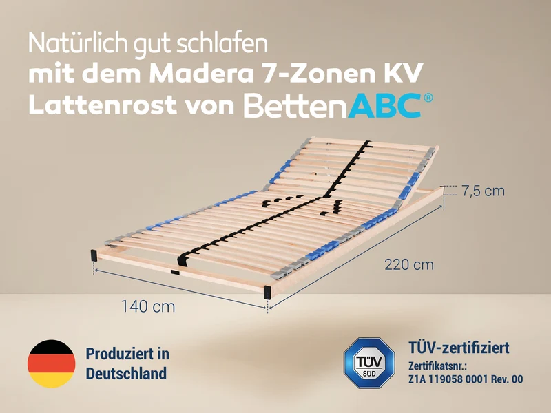 Betten-ABC Madera Selbstmontage Lattenrost