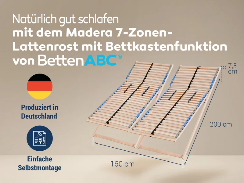 Betten-ABC Madera Selbstmontage Lattenrost