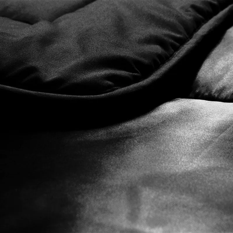 Wasbaar All Season Dekbed | Satijn | Black